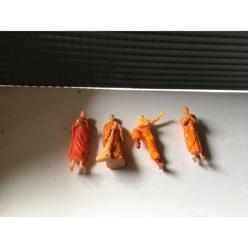 Sét 4 tượng phật mini 5cm trang trí tiểu cảnh, bể cá, non bộ