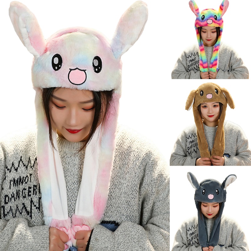 ✿ Mũ Hóa Trang Halloween Hình Động Vật Dễ Thương Có Tai Di Chuyển Dành Cho Người Lớn Và Trẻ Em