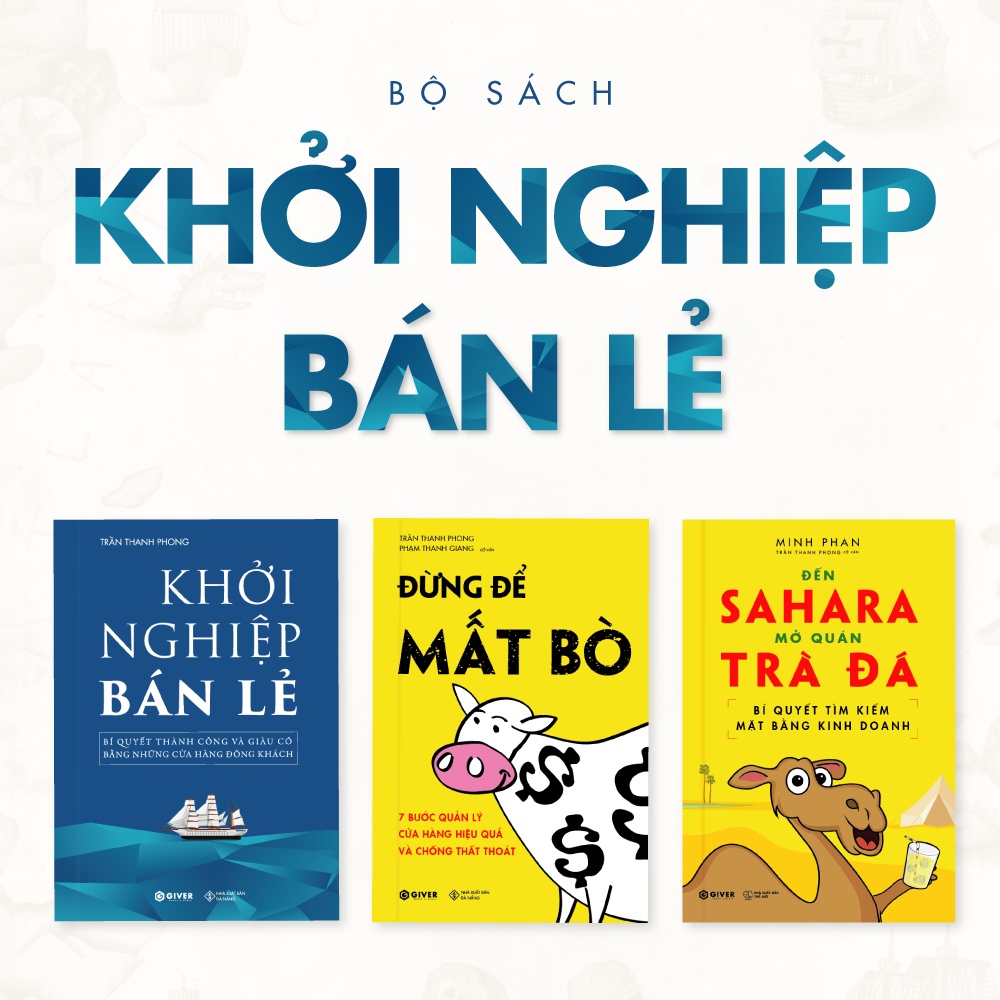 Sách - Combo Khởi Nghiệp Bán Lẻ - Bí Quyết Thành Công Và Giàu Có Bằng Những Cửa Hàng Đông Khách