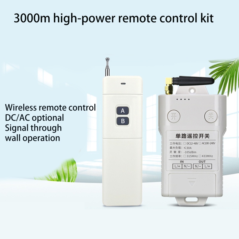 Bộ Điều Khiển Nhận Tín Hiệu Radio RF Không Dây Động Cơ Bơm Nước