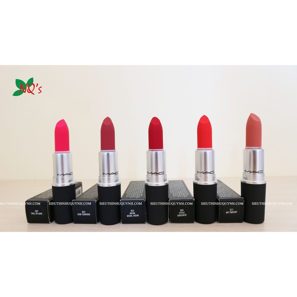 Son Lì Mac Powder Kiss Lipstick [SON CHÍNH HÃNG]