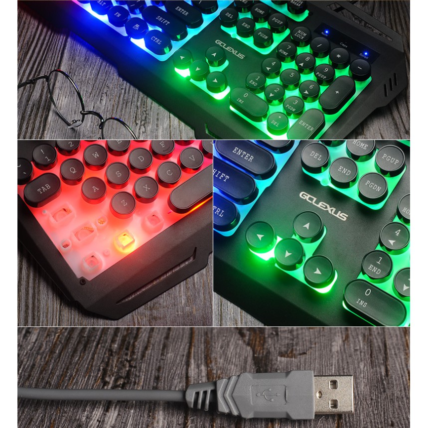 Bàn phím chơi game G260 led siêu đẹp + Tặng kèm bộ quà tặng hè 2019 hấp dẫn | BigBuy360 - bigbuy360.vn