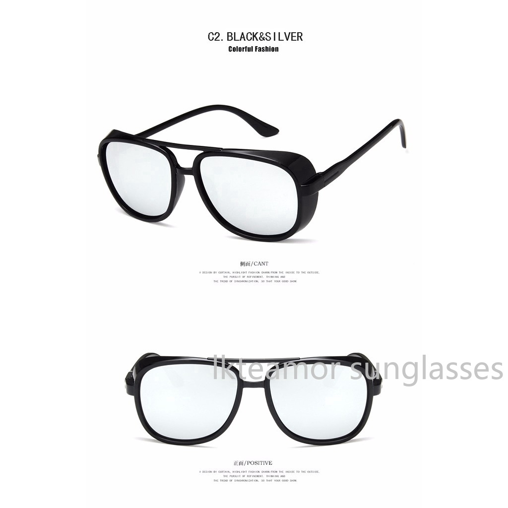 Kính mát gọng sắt phong cách cổ điển cho nam