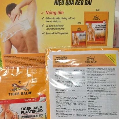 Miếng dán Tiger Balm plater : bịch 3 miếng