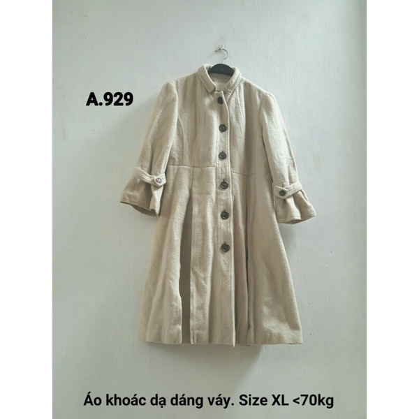 ÁO KHOÁC DẠ DÁNG VÁY