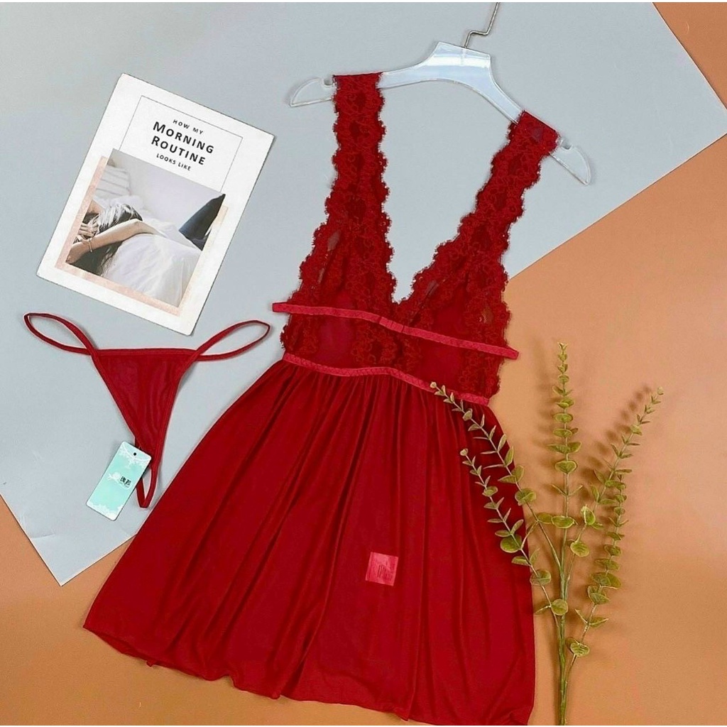 Váy ngủ Embra quai ren mềm mỏng sexy EBV24