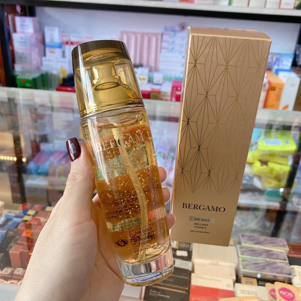 SERUM BERGAMO/ Tinh chất dưỡng trắng da Bergamo 24K Gold Brilliant Essence 110ml