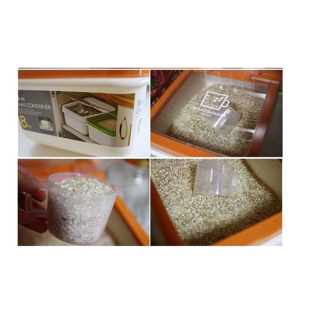 THÙNG ĐỰNG GẠO 8KG LOCK& LOCK