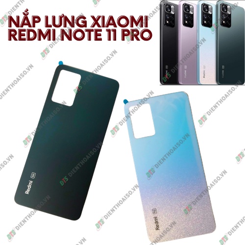 Nắp lưng xiaomi redmi note 11 pro xanh ngân hà , xanh lá