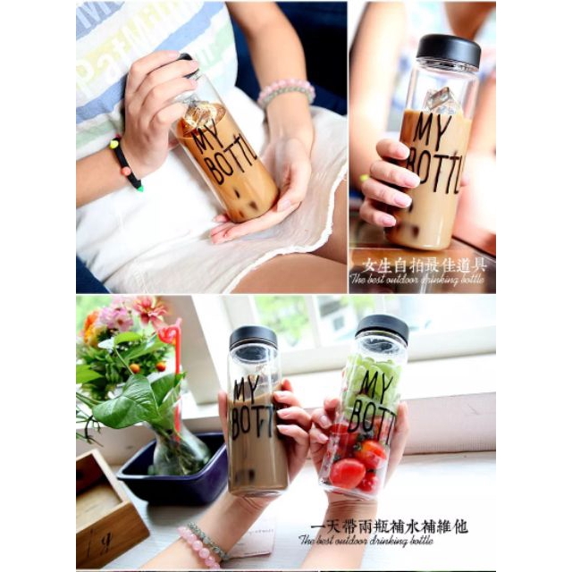 Chai nước 500ml chất lượng cao kiểu dáng thời trang