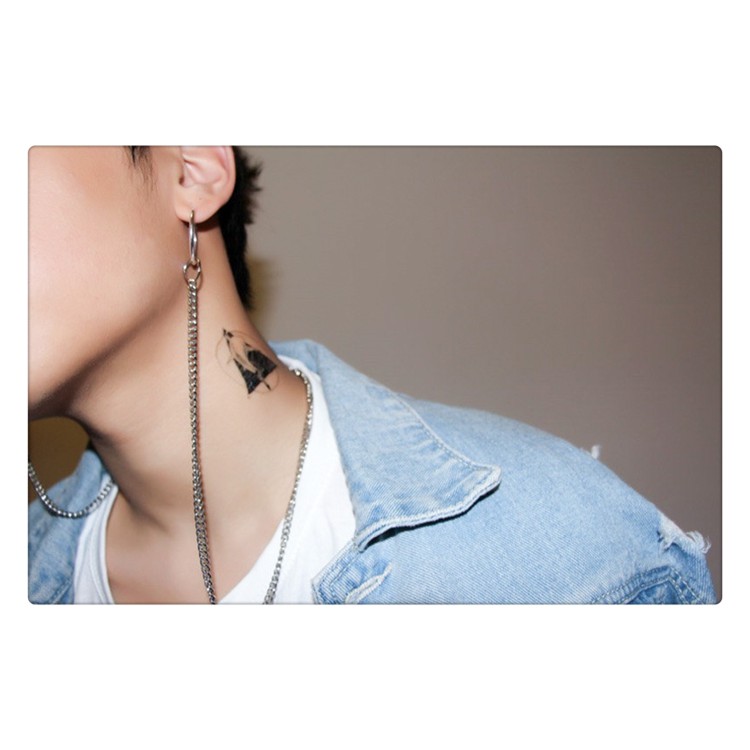 Khuyên tai Vương Nhất Bác, khuyên vòng, bông tai Unisex titan không gỉ