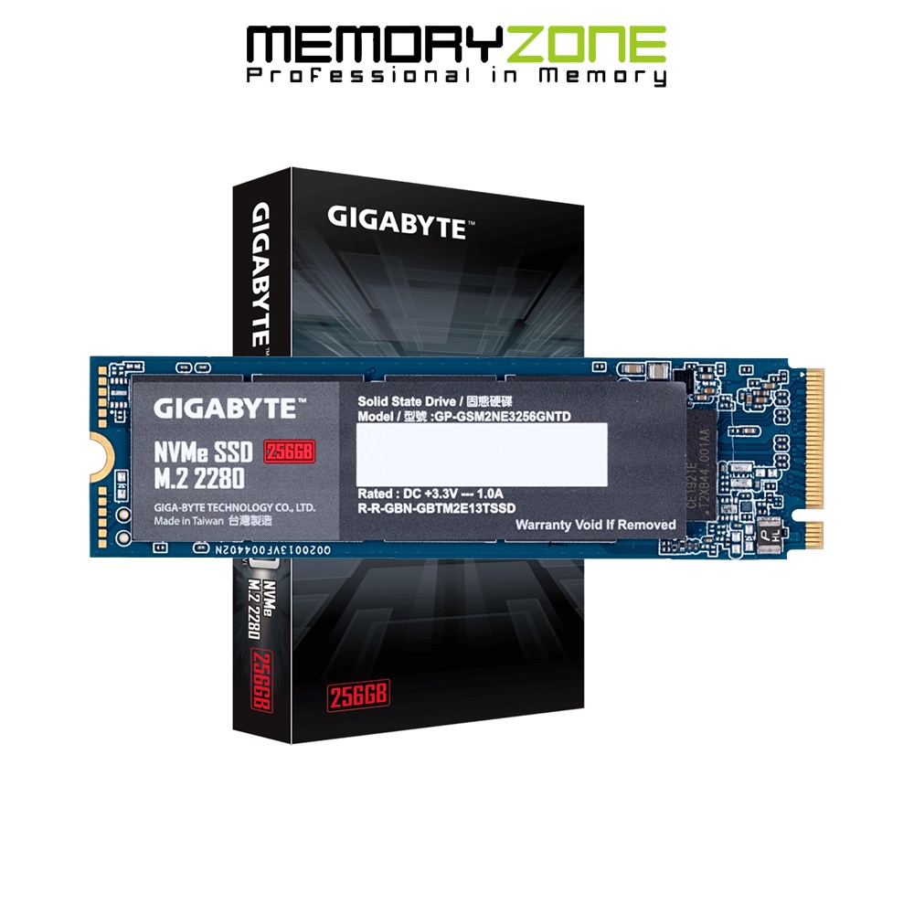 Ổ cứng SSD Gigabyte 256GB PCIe Gen3 x4 NVMe M.2 GP-GSM2NE3256GNTD
