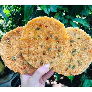 Gói 3 miếng cơm cháy chiên mắm, cơm cháy mắm hành,cơm cháy chiên mắm hành cực ngon