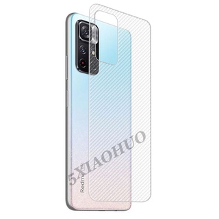 Set 5 Miếng Dán Lưng Điện Thoại Bằng Sợi Carbon 3d Cho Xiaomi 11T Pro xiaomi 11 lite Redmi 10 Note 10s 9T 9A