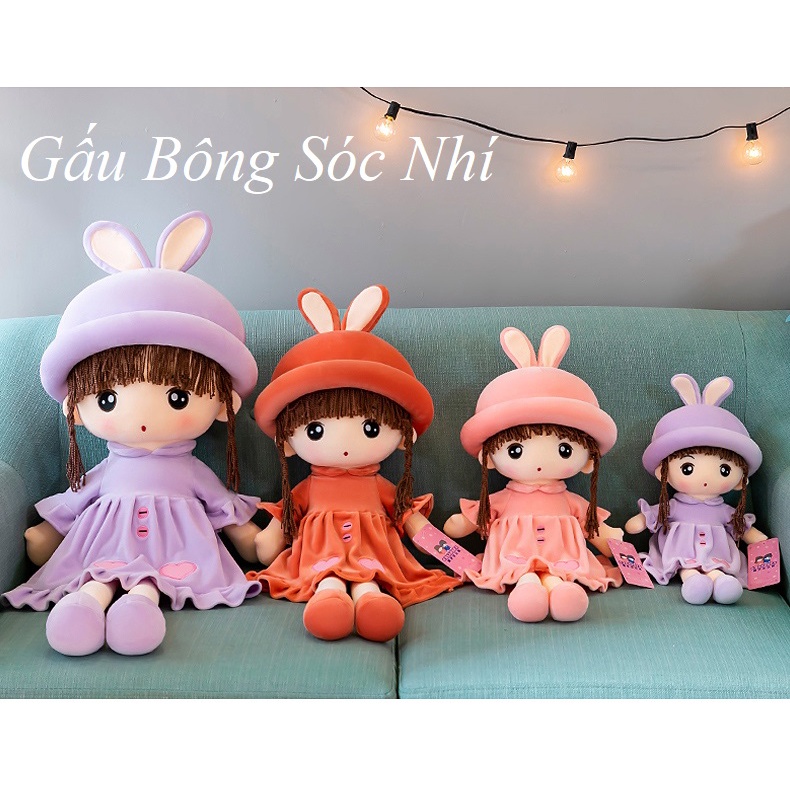 Gấu bông Búp Bê Váy Nhung Hàng Cao Cấp Quà Tặng Dễ Thương Cho Bé