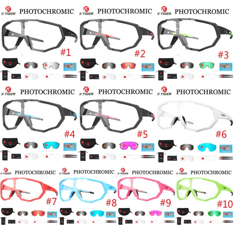 Kính Mát X-TIGER Phân Cực Đổi Màu Phù Hợp Để Chạy Xe Đạp Dành Cho Nữ