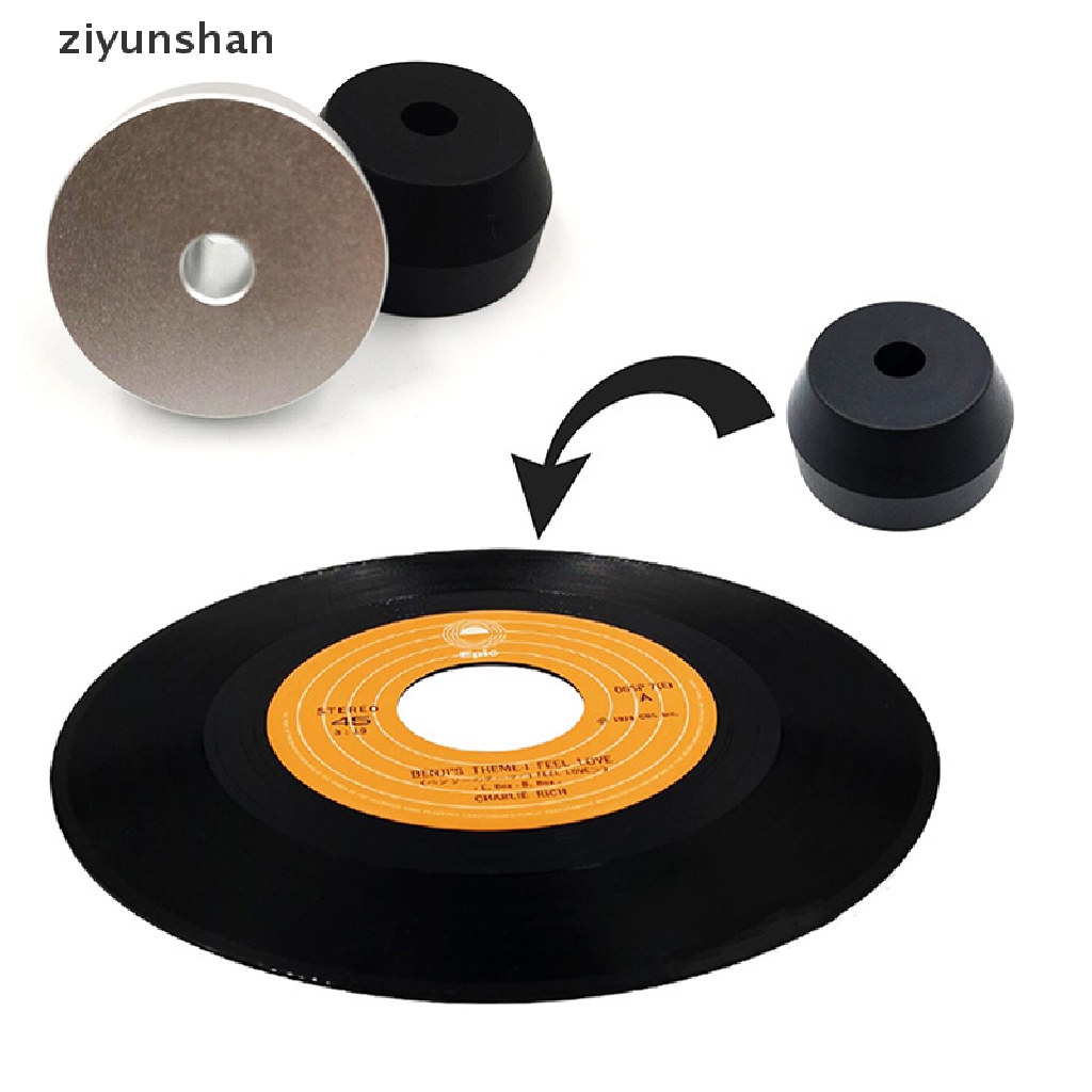 Bộ chuyển đổi trung tâm 45 RPM bằng nhôm cho máy hát đĩa Vinyl 7 inch