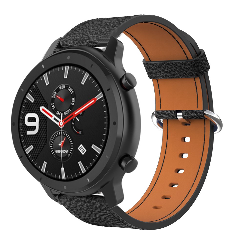 Dây đeo thay thế bằng da cỡ 22mm cho đồng hồ thông minh Huami Amazfit Gtr 47mm/Amazfit