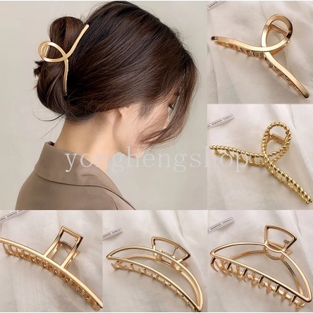 Kẹp Tóc Kim Loại Đính Ngọc Trai Thời Trang Cho Nữ
