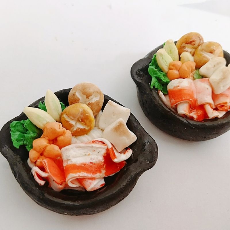 Móc khoá lẩu Sukiyaki và Tobokki