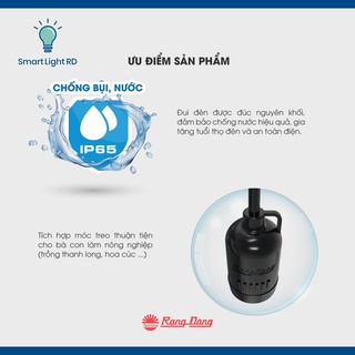 Đui đèn chống thấm nước Rạng Đông 40cm, Model: E27 IP65