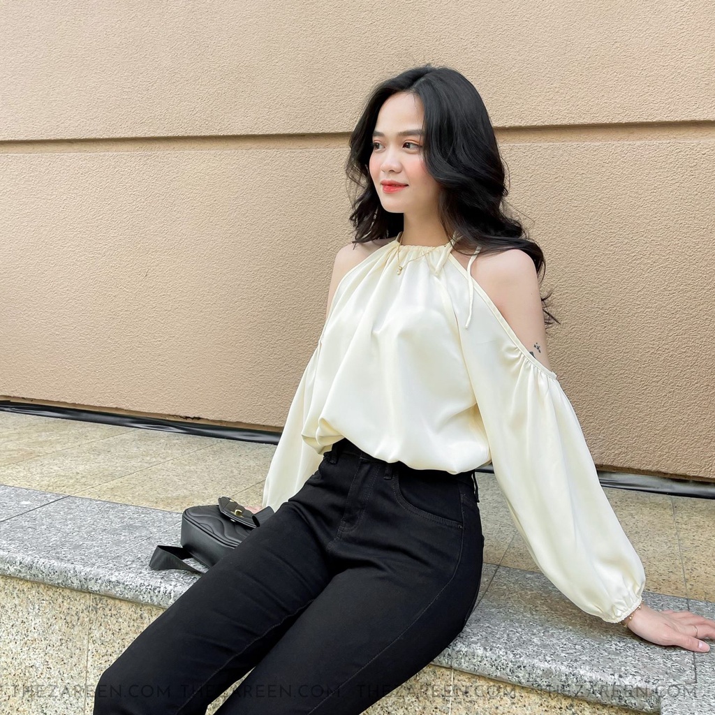 ÁO YẾM KHOÉT VAI ZAREEN VOA82 KEM
