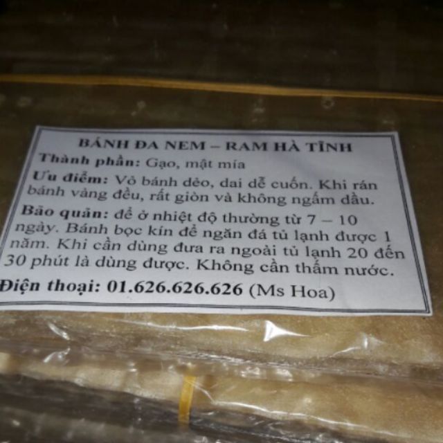 Combo 10tep bánh đa nem hà tĩnh