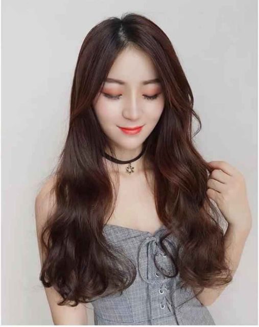 Tóc giả nữ kẹp ❤️❤️ FREESHIP ❤️❤️ kẹp phím phồng xoăn set 3 phím cực hot
