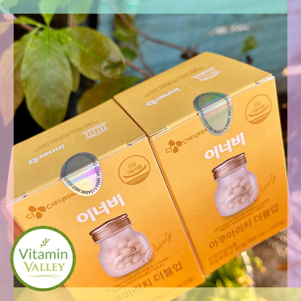 (NK Chính Ngạch Cty CJ Vietnam) Viên Uống Cấp Nước Innerb Aqua Rich Radiant Soft Skin DOUBLEUP | BigBuy360 - bigbuy360.vn