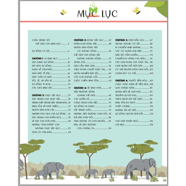 Sách - Sinh học cho trẻ tò mò - khám phá thế giới sống kì diệu!