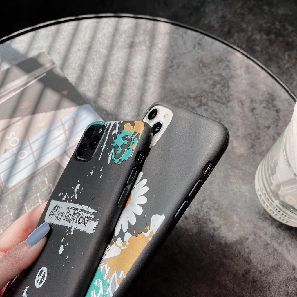 Ốp điện thoại mềm họa tiết hoa cúc/ phối màu kẹo cho IPhone11 11Pro Max 12 12Mini 7Plus 8 8+ | BigBuy360 - bigbuy360.vn