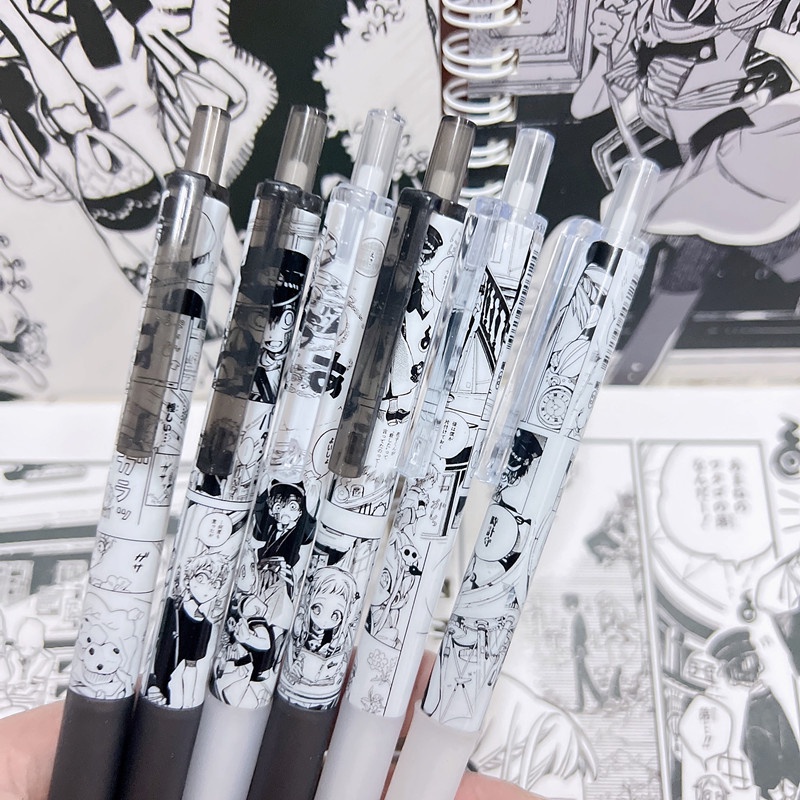 1 Chiếc Bút Gel Dạng Nhấn Hình Nhân Vật Anime Dễ Thương