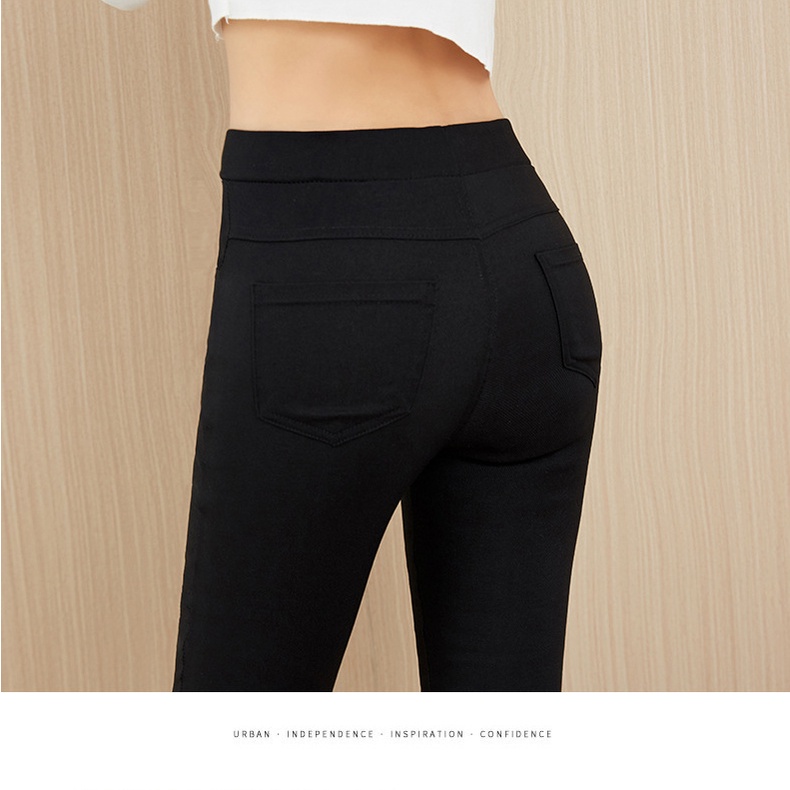 Quần legging dài nữ nâng mông Hàn Quốc có túi cao cấp, legging nữ dài cạp cao vải co dãn loại đẹp
