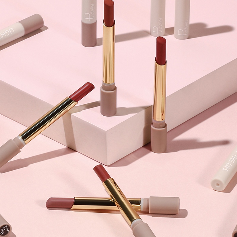 Son Môi Màu Nhung Lì Lâu Trôi Không Thấm Nước Thời Trang Cho Nữ