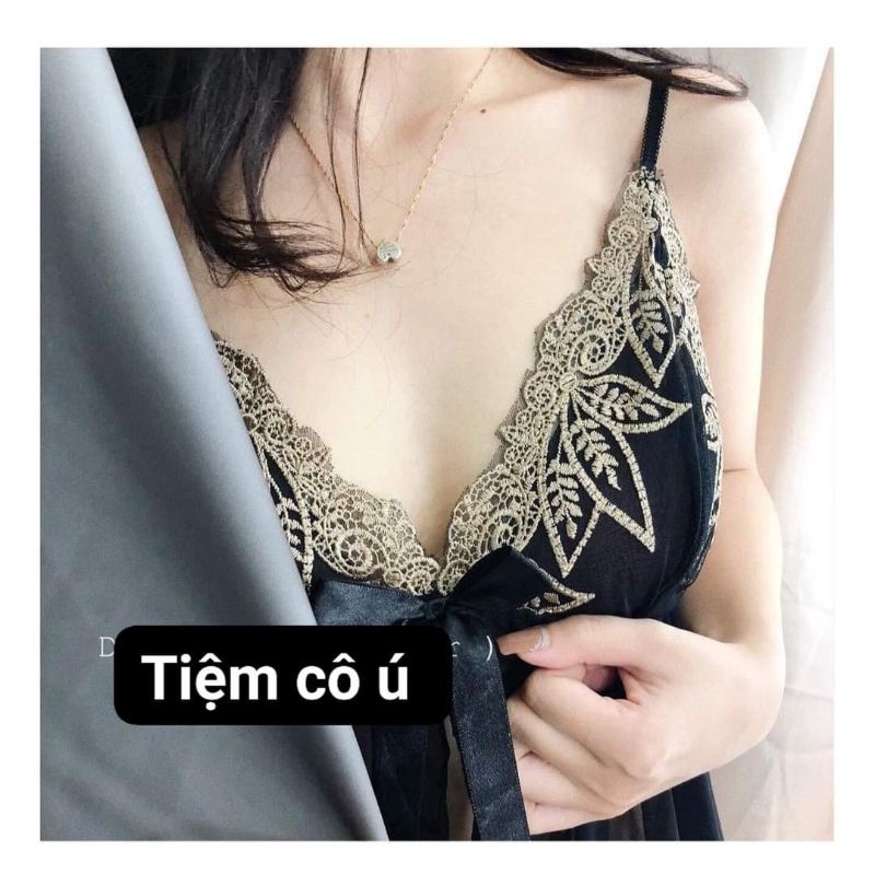 Đầm voan hở Bigsize