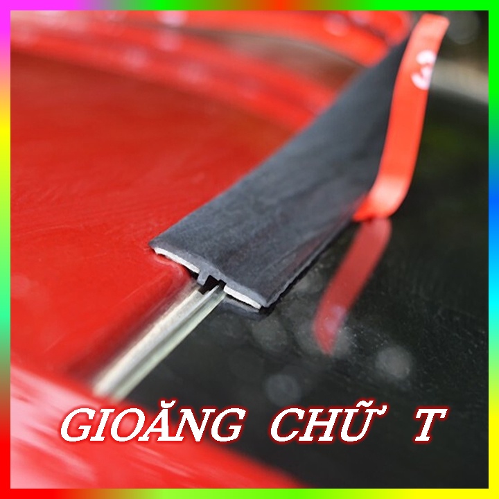 Gioăng Cao Su Chữ T Dán Cửa Xe Chống Bụi.