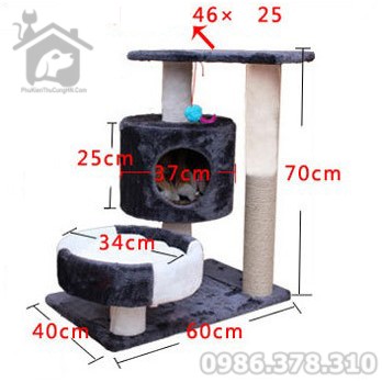 Nhà cây cho mèo Cat tree - Phụ kiện thú cưng Hà Nội