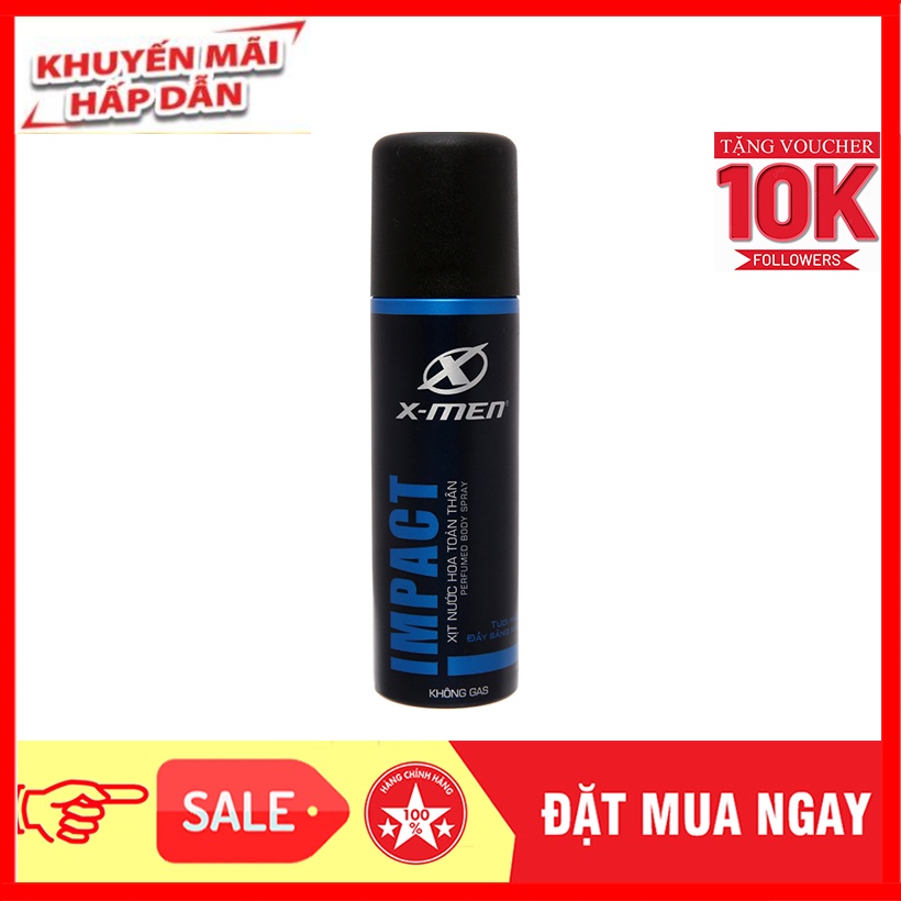 Xịt khử mùi X-Men Impact 100ml