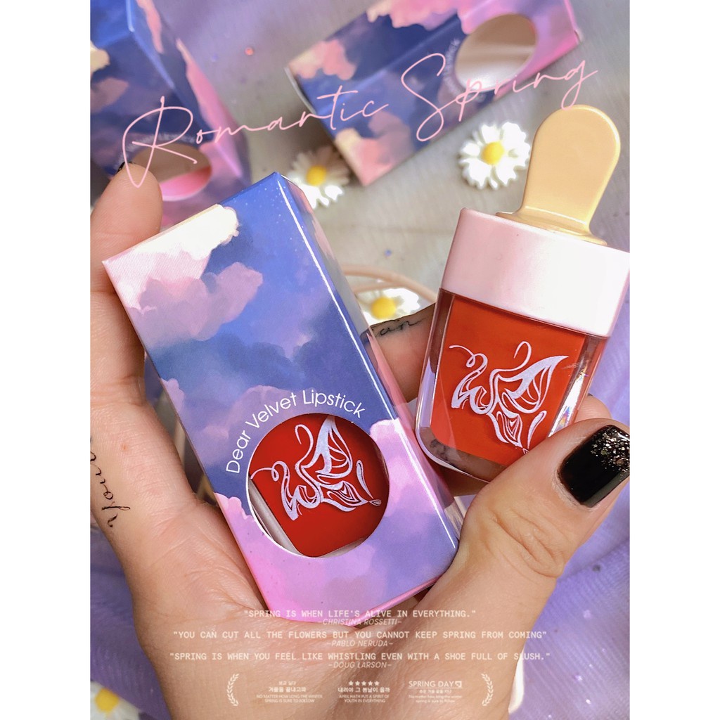 Ảnh thật 🍀 Son kem lì thiên nhiên chính hãng CÀ LEM - WE! Lipstick nịnh môi thiết kế đáng yêu | BigBuy360 - bigbuy360.vn