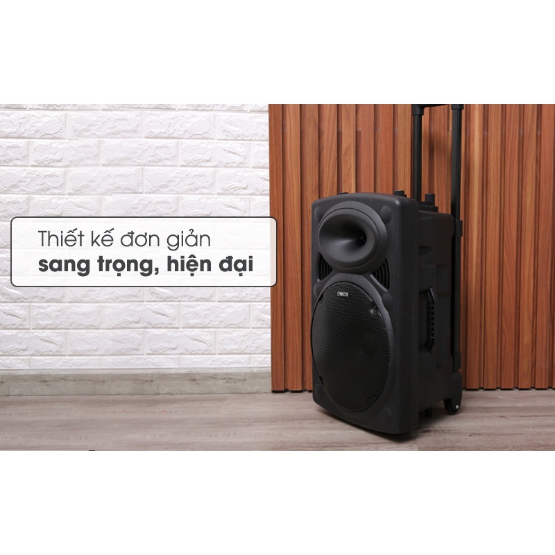 Loa bluetooth karaoke Enkor L1218K công suất lớn điều khiển từ xa hàng chính hãng