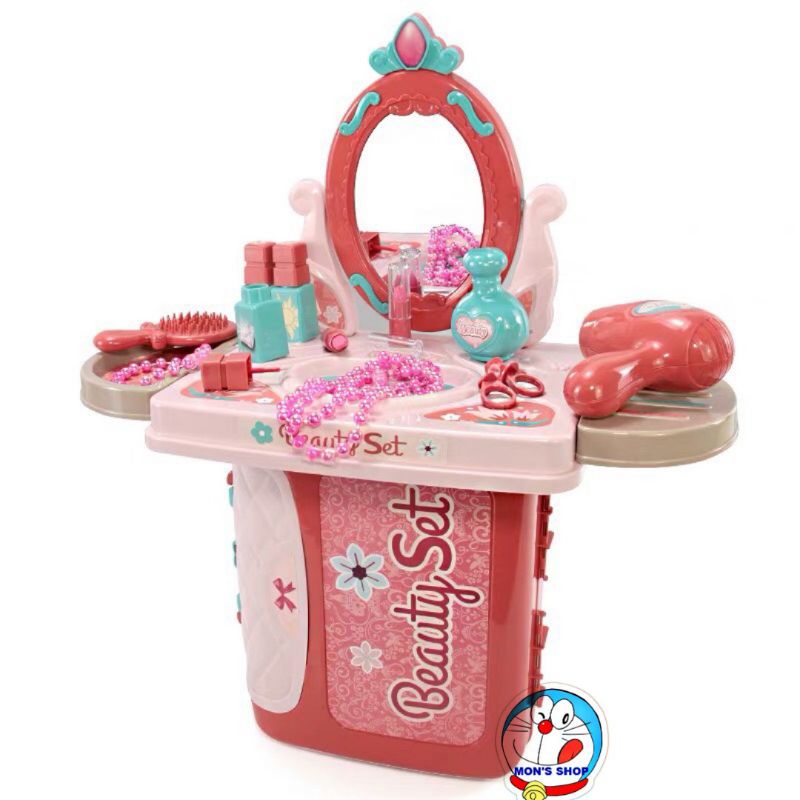 Đồ chơi 3 in 1 bàn trang điểm, va ly trang điểm siêu xinh