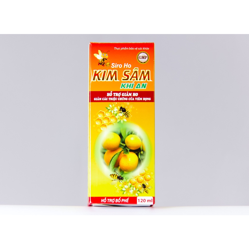Siro ho Kim Sâm Khí An Hỗ trợ bổ phế, giảm ho, giảm triệu chứng viêm họng, viêm phế quản