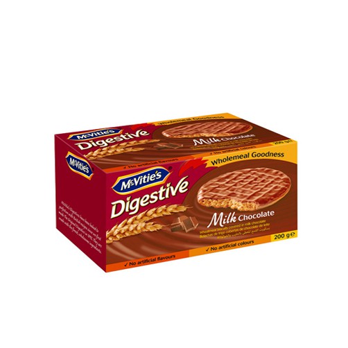 Bánh quy lúa mỳ Digestive hiệu McVities hộp 200g