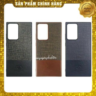 Ốp lưng POLO vải phối da cho Galaxy Note 20 Ultra siêu đẹp