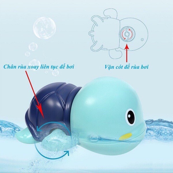 Đồ Chơi Nhà Tắm Cho Bé  Rùa Bơi Siêu Đáng Yêu Cho Bé Dùng Để Chơi