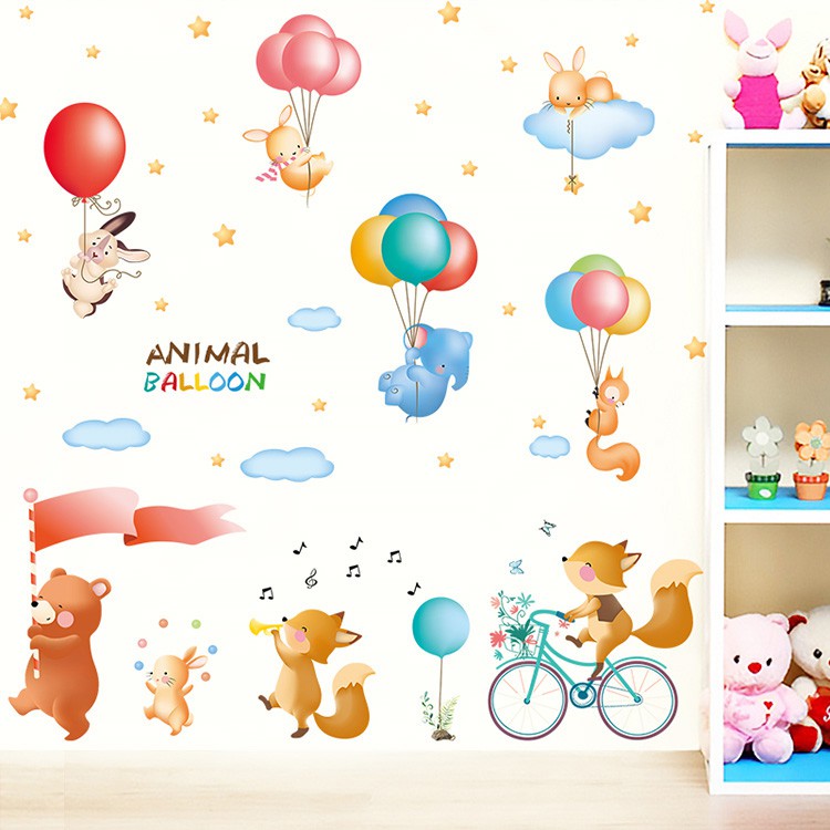 decal dán tường combo