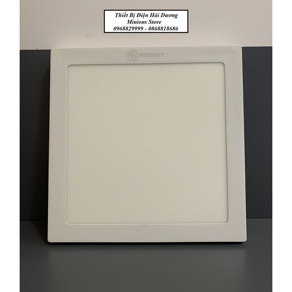 Đèn ốp nổi panel LED Roman ELT8006/8007 24W (Vuông/Tròn) - Bảo hành 24 tháng