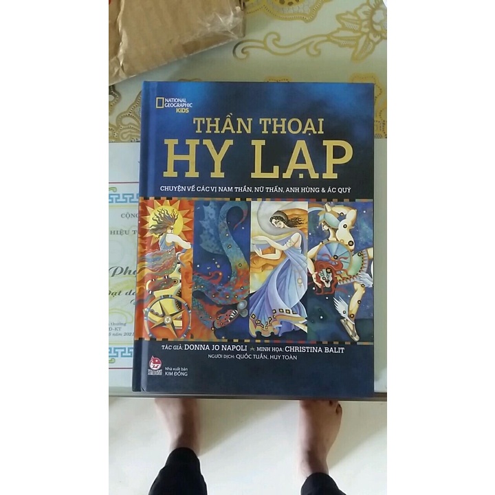 Sách - Thần thoại Hy Lạp - Chuyện về các vị nam thần, nữ thần, anh hùng & ác quỷ (kim đồng)