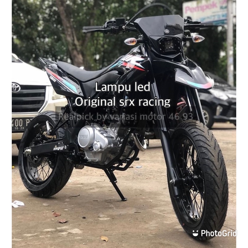 Đèn Pha led Bằng Nhựa Sợi carbon Cao Cấp Cho Xe Crf 150 klx 150 wr155 abs