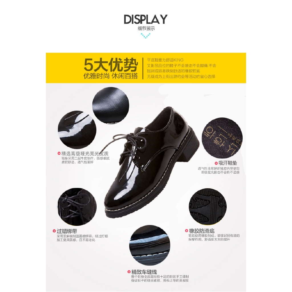 Giày Chất Liệu Bằng Da Thoải Mái Dễ Thương Cho Nữ | BigBuy360 - bigbuy360.vn